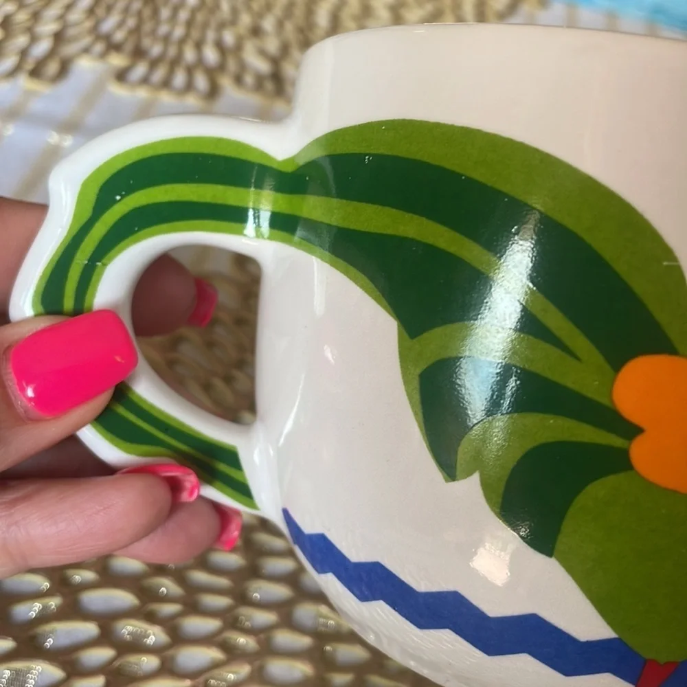 FTD vintage ROOSTER chicken soup mug / bowl ‘especially for you’ Jumbo cup 90s